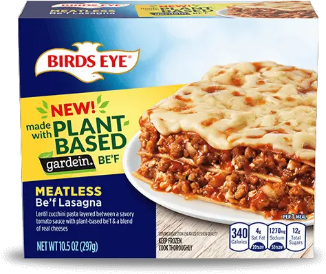  F Lasagna Birds Eye Meatless Lasagna Png Lasagna Transparent