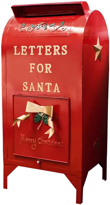  Santa Claus Mailbox Transparent Png Letters To Santa Metal Mailbox Mailbox Transparent