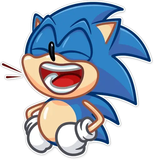  Sonic Telegram Sticker Sonic The Hedgehog Png Sanic Transparent