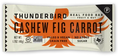  Cashew Fig Carrot Box Of 15 Bars Thunderbird Bar Png Carrot Transparent