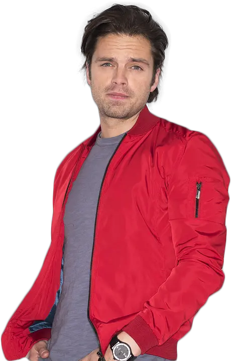  Download My Graphic Facebook Page Photoshoot Sebastian Stan Red Png Buzzfeed Png