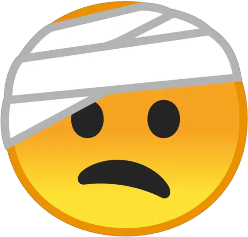  Face With Head Bandage Emoji Headbandage Emoji Bandaged Head Emoji Png Imagenes Para Whatsapp Icon