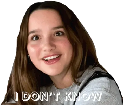  I Dont Know Annie Leblanc Sticker I Dont Know Annie Png Leblanc Icon