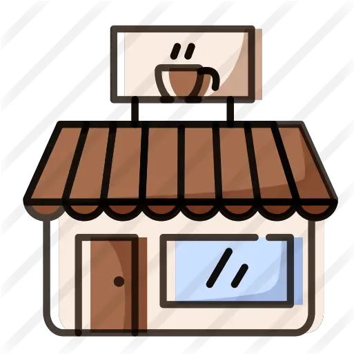  Cafe Restaurant And Cafe Icon Png Restaurant Building Icon