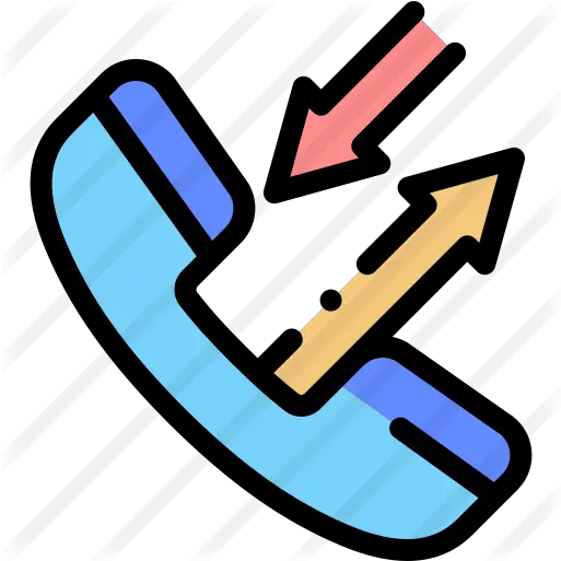  Telephone Free Arrows Icons Horizontal Png Telephone Icon Blue