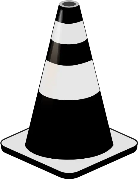  Black And White Clip Art Traffic Cone Clipart Black And White Traffic Cone Png Traffic Cone Icon