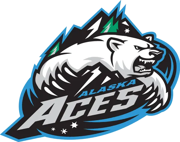  Cool Sport Logo Designs A Bear Alaska Aces Hockey Png Sport Logo