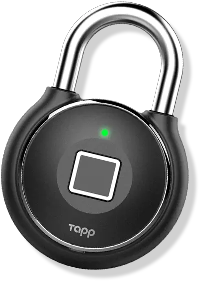  Tapplock The Worldu0027s First Smart Fingerprint Padlock Solid Png Padlock Png