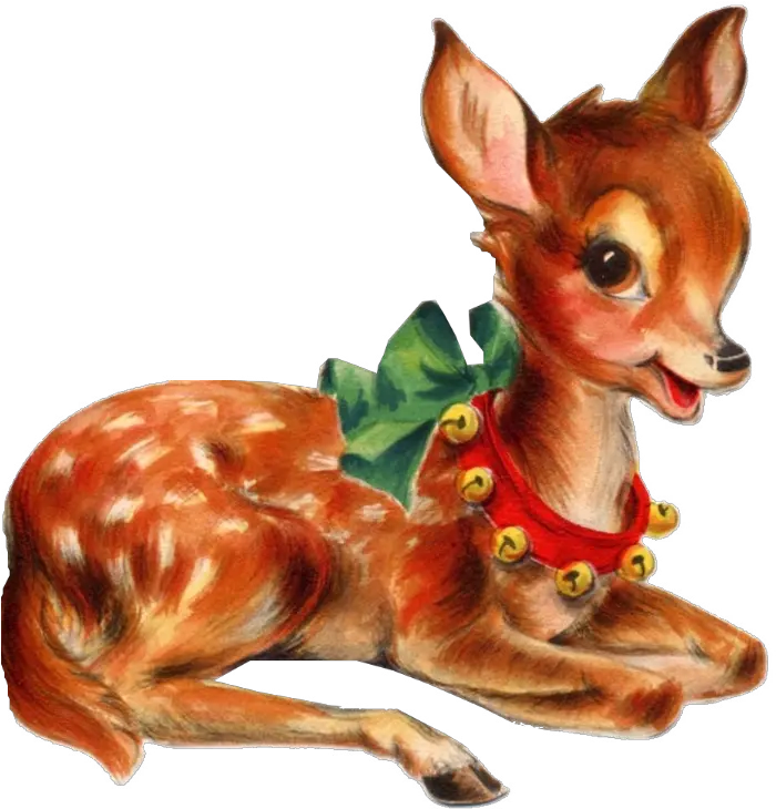  Christmas Deer Png 5 Image Vintage Christmas Images Png Deer Png