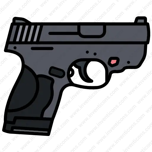  Download Gun Vector Icon Inventicons Solid Png Gun Hand Png