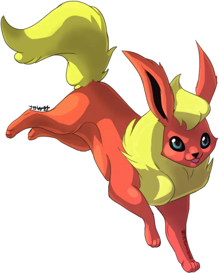  Flareon Flareon Speedpaint Png Download Original Size Cartoon Flareon Png