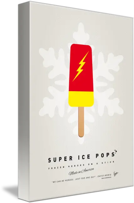  My Superhero Ice Pop The Flash By Chungkong Art Horizontal Png Flash Superhero Icon