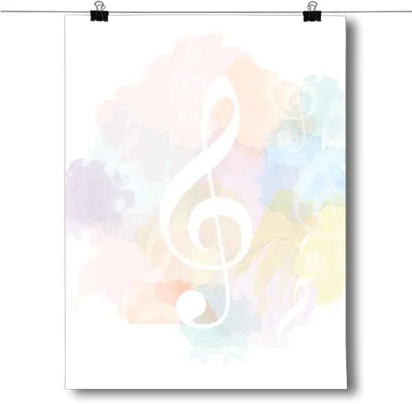  Treble Clef Watercolor Treble Clef Watercolor Png Treble Clef Png