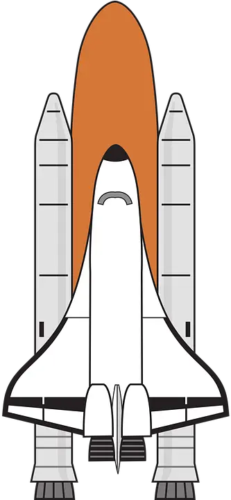  Boosters Colour Nasa Free Vector Grap Drawing Of Rocket With Colour Png Nasa Png