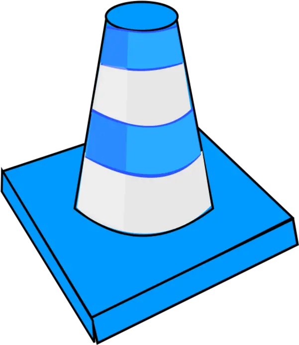  Cone Clipart Caution Cartoon Traffic Cone Png Download Vertical Traffic Cone Icon