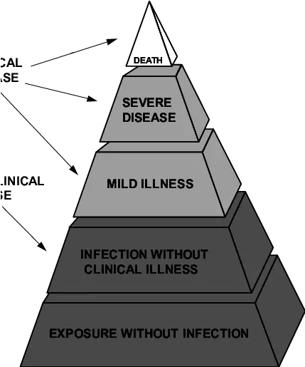  The Iceberg Concept Of Disease Download Scientific Diagram Vertical Png Iceberg Transparent