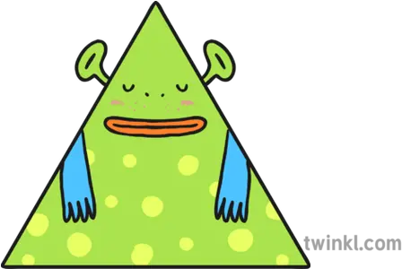  Triangle Alien Illustration Dot Png Alien Png