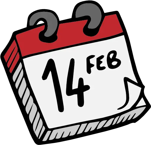  Calendar Romantic Valentines Day Valentine Day Icon Png Calendar Png