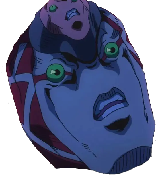  Jojosbizarreadventure Kingcrimson Sticker By S2gethan King Crimson Jojo Face Png Jojo Face Png