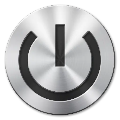  Metallic Power Button Transparent Png Shutdown Icon Png Mac Power Png