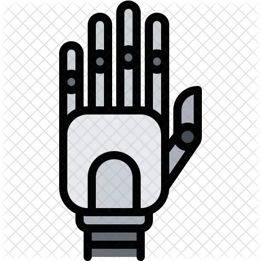  Robotic Hand Icon Of Colored Outline Robot Hand Icon Png Robot Hand Png