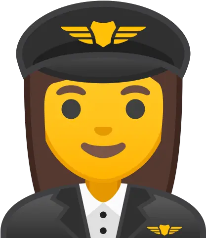  Woman Pilot Icon Female Pilot Emoji Png Pilot Png