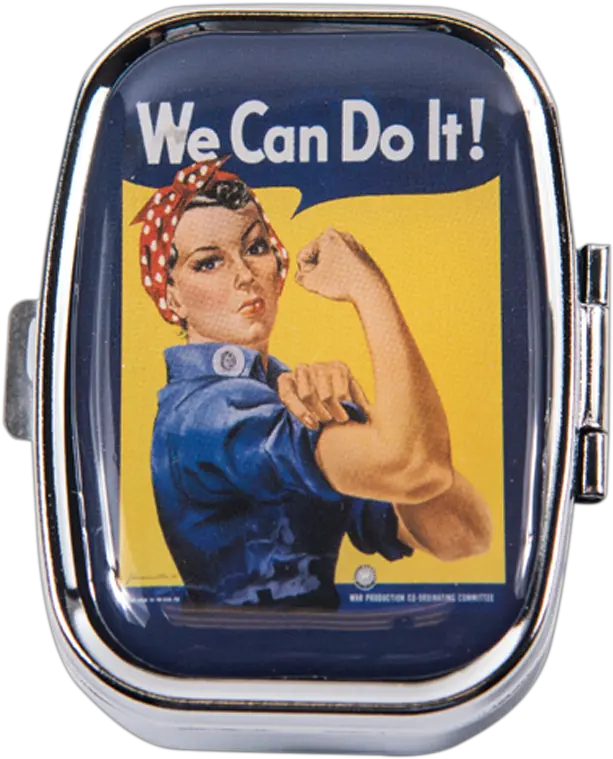  Rosie The Riveter Pill Box We Can Do The Png Rosie The Riveter Png