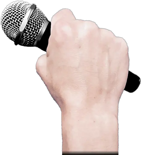  Drop The Mic Microphone Hand With Microphone Transparent Png Microphone Transparent