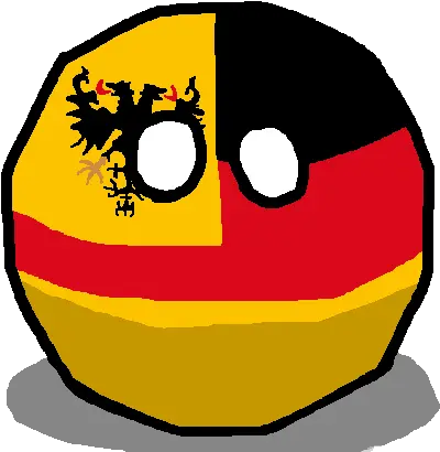  German Confederationball Polandball Wiki Fandom Countryball Greece Png Germany Png