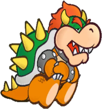  Download Bowser Ad Paper Mario Bowser Png Bowser Png