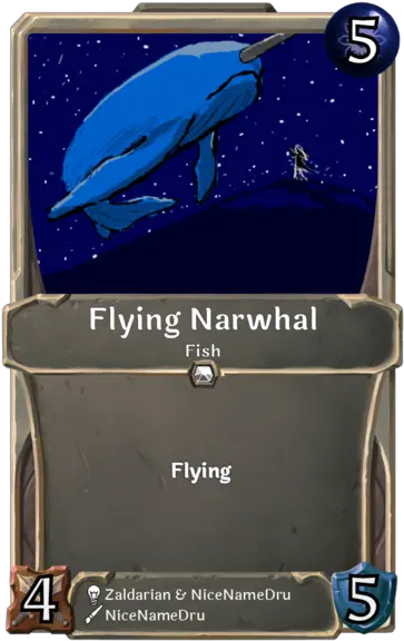  Flying Game Png Narwhal Png