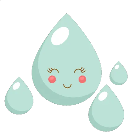  Face Cuts Png Image Cute Raindrop Cuts Png