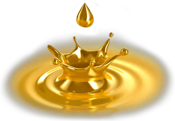  English About Us Healthy Heart With Healthy Oil 3d Gold Color Hd Png Oil Drop Png