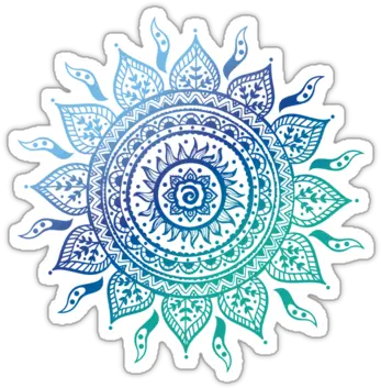  Download Mandala Tattoos Free Png Transparent Image And Clipart Blue Gradient Mandala Mandala Png