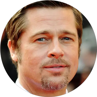  Brad Pitt Without Goatee Brad Pitt Face Png Goatee Transparent