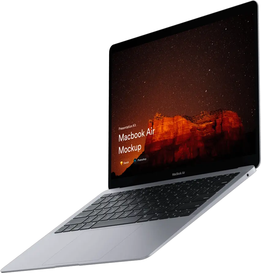  Macbook Air Mockups Macbook Fly Png Macbook Mockup Png