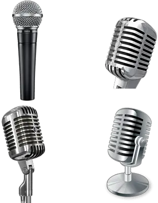  Microphones Transparent Png Images Stickpng Old Microphone Png Microfono Png