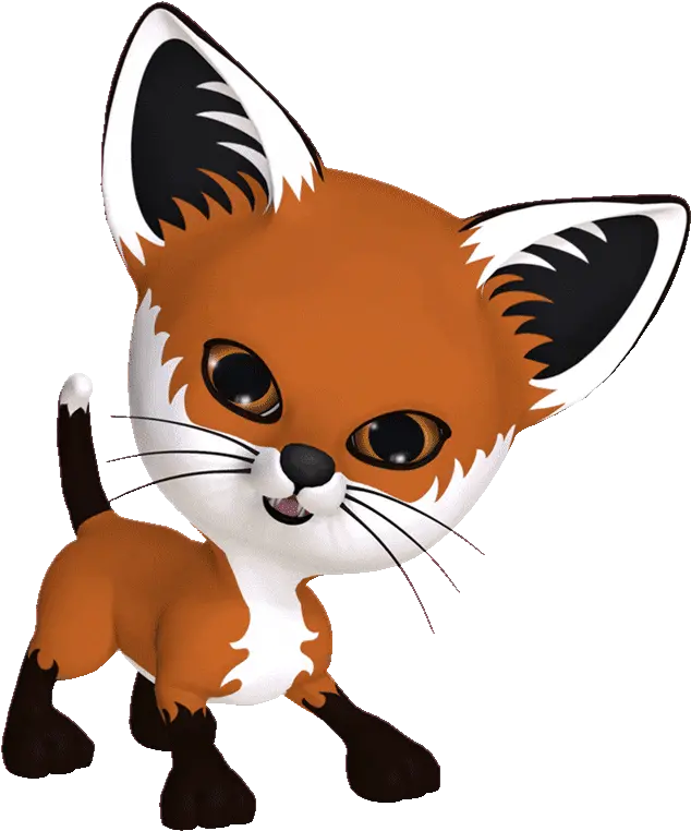  Top Red Tails Stickers For Android U0026 Ios Gfycat Cartoon Fox Wagging Tail Png Tails The Fox Icon