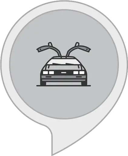  Amazoncom Delorean Facts Alexa Skills Delorean Icon Png Delorean Png