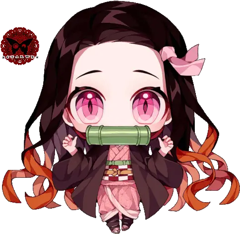  Kamado Nezuko Kimetsu No Yaiba Sticker Kamado Nezuko Nezuko Chibi Sticker Png Zuko Icon