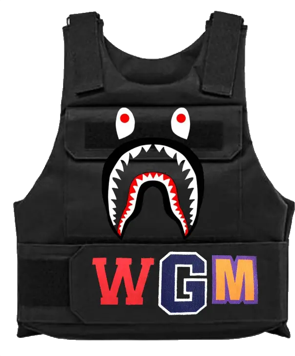  Bape Wgm Inspo Bulletproof Vest Bape Shark Png Bape Shark Png