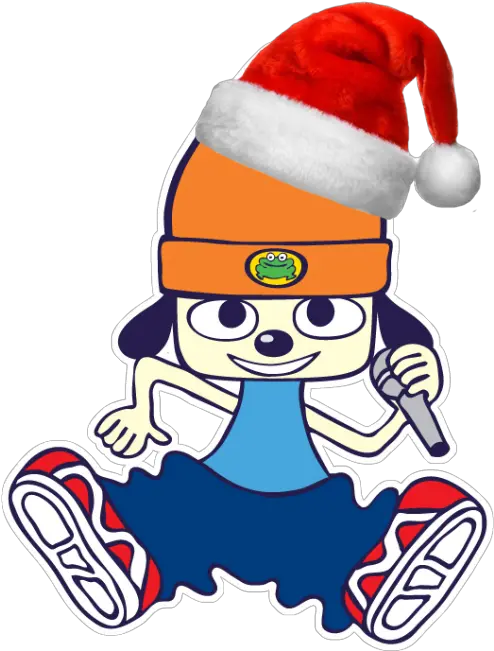  Parappa The Rapper Icons Transparent Cartoon Jingfm Santa Hat Download Png Rapper Icon