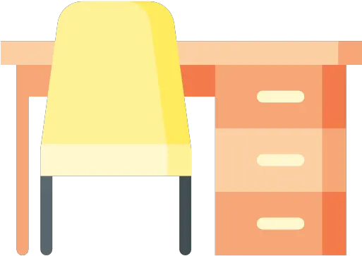  Office Work Education Seat Study Studying Icon Furniture Style Png Table Work Icon