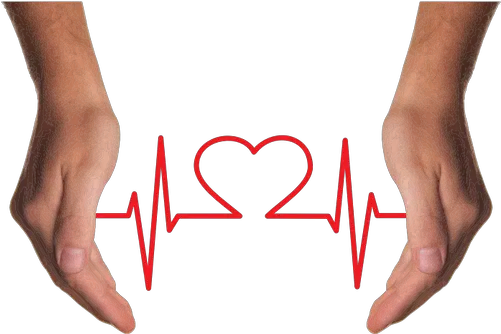  Hands And Heart Rhytam Public Domain Vectors Beneficio A La Salud Png Hand Heart Icon