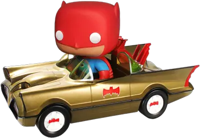  Covetly Funko Pop Rides Batmobile Gold 1 Batmobile Funko Pop Png Batmobile Icon