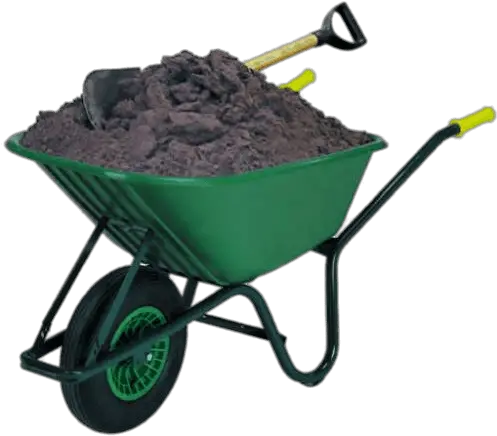  Filled With Dirt Transparent Png Wheel Barrows Dirt Transparent