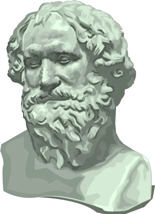  Archimedes Greek Mathematician Vector Image Stem And Leaf Joke Png Greek Bust Png