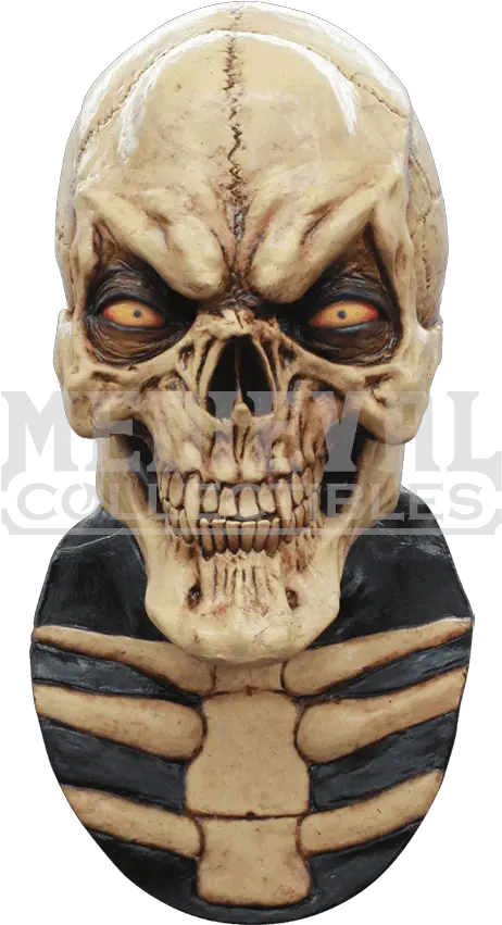  Download Sinister Grinning Skull Mask Png