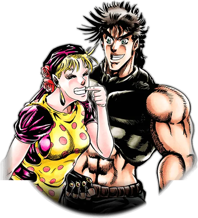  Sr Joseph And Suzi Q Commemorative Jojoss Wiki Joseph Joestar Y Suzie Q Png Q Png