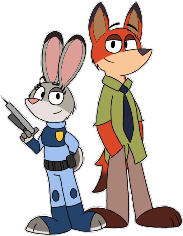  Zootopia Judy And Nick By Rubengr98 Zootopia Judy Y Nick Judy Hopps Png Zootopia Transparent